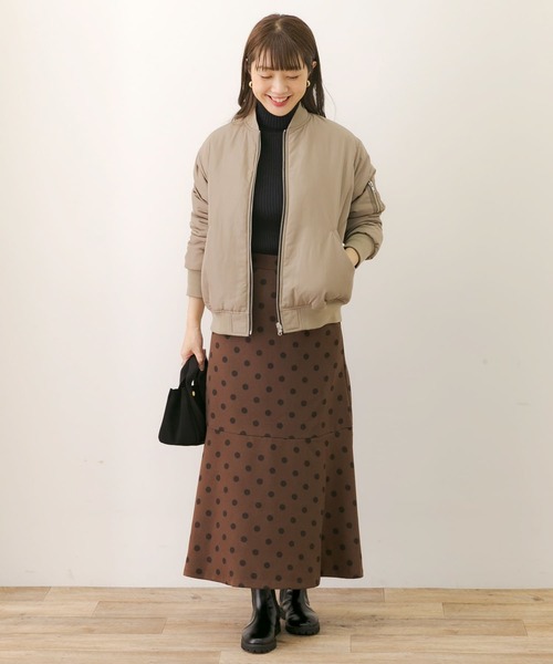 URBAN RESEARCH Sonny Label(アーバンリサーチサニーレーベル)の「ポルカドットトラペーズスカート(スカート・レディース・ブラウン/ブラック・36/38)」の19枚目の写真