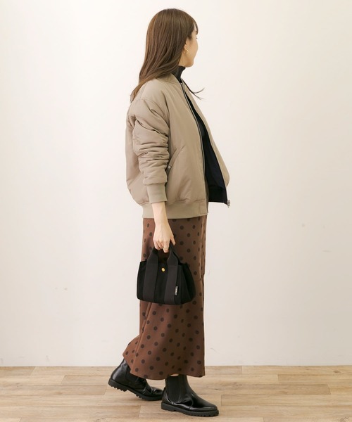 URBAN RESEARCH Sonny Label(アーバンリサーチサニーレーベル)の「ポルカドットトラペーズスカート(スカート・レディース・ブラウン/ブラック・36/38)」の21枚目の写真