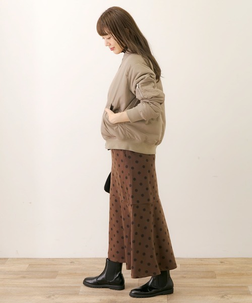 URBAN RESEARCH Sonny Label(アーバンリサーチサニーレーベル)の「ポルカドットトラペーズスカート(スカート・レディース・ブラウン/ブラック・36/38)」の22枚目の写真