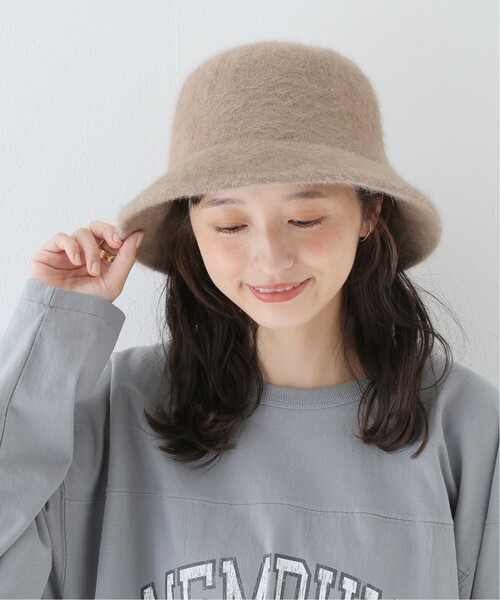 JOURNAL STANDARD relume（ジャーナルスタンダード　レリューム）の「《追加》RELUME エコファーハット（ハット・レディース・ベージュ/ブラック・FREE）」の7枚目の写真