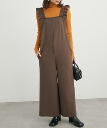 Green Parks | ・novem 9 ラッフルサロペットパンツ(つなぎ/オールインワン)