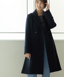 ◆カシミヤ混ダブルチェスターコート【WEB限定サイズ】