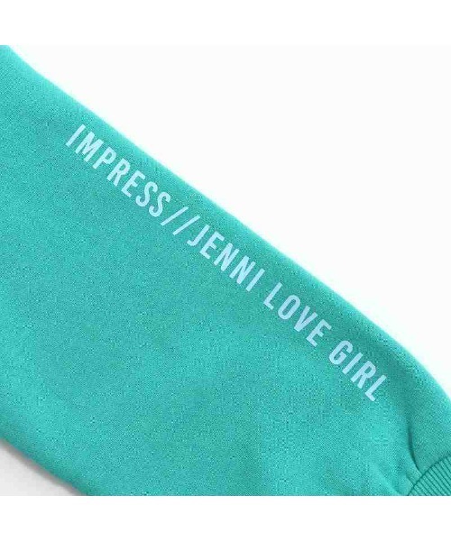 JENNI love(ジェニィラブ)の「裏起毛ウエストマークロング丈パーカー(パーカー・キッズ・グレー/オレンジ/グリーン・130cm/140cm/150cm/160cm)」の17枚目の写真