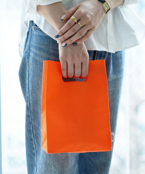 BEAMS JAPAN（ビームス　ジャパン）の「BEAMS JAPAN / KONBU バゲットバッグ S（トートバッグ・メンズ・ホワイト/オレンジ/ネイビー・ONE SIZE）」の17枚目の写真