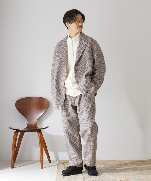 417 EDIFICE（フォーワンセブンエディフィス）の「【French Merino / フレンチメリノ】リラックスワークジャケット（テーラードジャケット・メンズ・その他4/その他9/その他6・LARGE/SMALL/MEDIUM）」の8枚目の写真