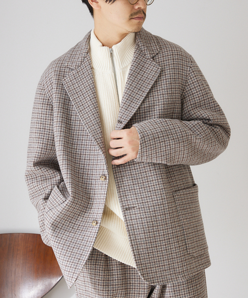 417 EDIFICE（フォーワンセブンエディフィス）の「【French Merino / フレンチメリノ】リラックスワークジャケット（テーラードジャケット・メンズ・その他4/その他9/その他6・LARGE/SMALL/MEDIUM）」の10枚目の写真
