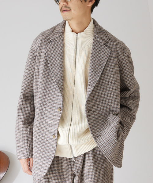 417 EDIFICE（フォーワンセブンエディフィス）の「【French Merino / フレンチメリノ】リラックスワークジャケット（テーラードジャケット・メンズ・その他4/その他9/その他6・LARGE/SMALL/MEDIUM）」の11枚目の写真