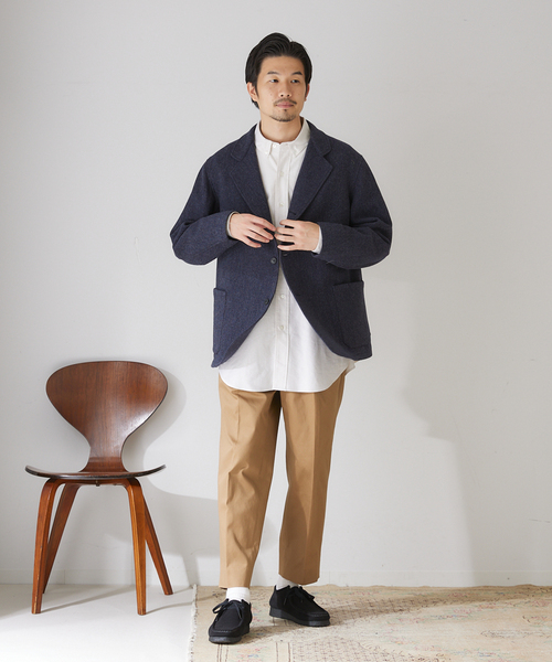 417 EDIFICE（フォーワンセブンエディフィス）の「【French Merino / フレンチメリノ】リラックスワークジャケット（テーラードジャケット・メンズ・その他4/その他9/その他6・LARGE/SMALL/MEDIUM）」の12枚目の写真