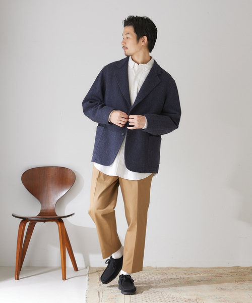 417 EDIFICE（フォーワンセブンエディフィス）の「【French Merino / フレンチメリノ】リラックスワークジャケット（テーラードジャケット・メンズ・その他4/その他9/その他6・LARGE/SMALL/MEDIUM）」の13枚目の写真