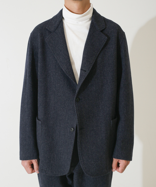 417 EDIFICE（フォーワンセブンエディフィス）の「【French Merino / フレンチメリノ】リラックスワークジャケット（テーラードジャケット・メンズ・その他4/その他9/その他6・LARGE/SMALL/MEDIUM）」の18枚目の写真