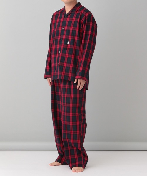 A part by（アパートバイ）の「【e/rm】AORコラボパジャマ(ユニセックス)（ルームウェア/パジャマ・レディース・カーキ/レッド・FREE）」の9枚目の写真