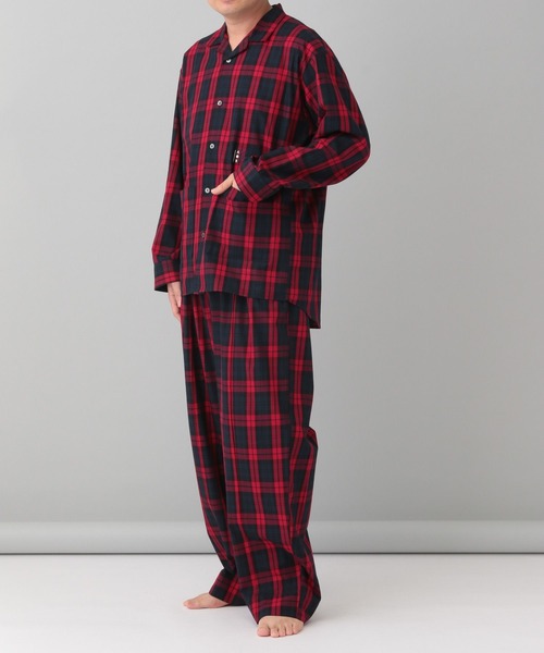 A part by（アパートバイ）の「【e/rm】AORコラボパジャマ(ユニセックス)（ルームウェア/パジャマ・レディース・カーキ/レッド・FREE）」の10枚目の写真