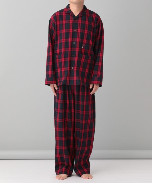 A part by（アパートバイ）の「【e/rm】AORコラボパジャマ(ユニセックス)（ルームウェア/パジャマ・レディース・カーキ/レッド・FREE）」の13枚目の写真