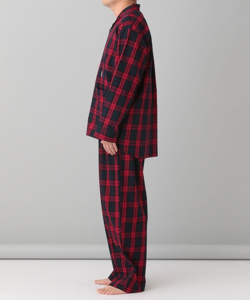 A part by（アパートバイ）の「【e/rm】AORコラボパジャマ(ユニセックス)（ルームウェア/パジャマ・レディース・カーキ/レッド・FREE）」の14枚目の写真