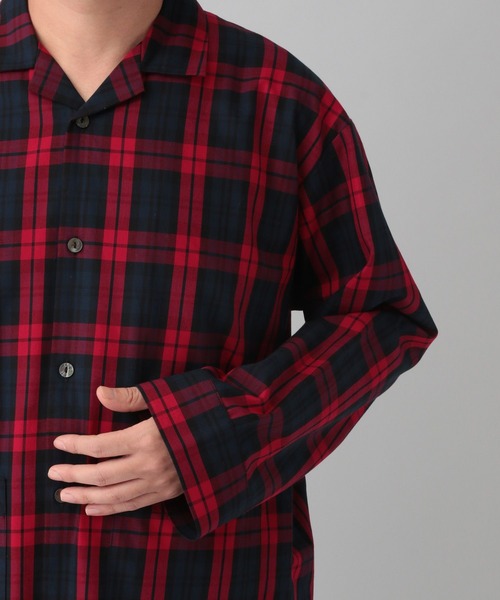 A part by（アパートバイ）の「【e/rm】AORコラボパジャマ(ユニセックス)（ルームウェア/パジャマ・レディース・カーキ/レッド・FREE）」の17枚目の写真