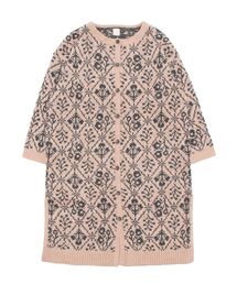【美品】TSUHARU ジャガード ニットコートツハル サマンサモスモス 70349593_14_d_215.jpg