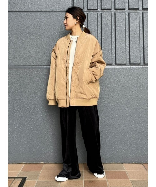 HONEYSUCKLE ROSE(ハニーサックルローズ)の「【HONEYSUCKLE ROSE】ベロアコールワイド(その他パンツ・レディース・ブラック/オフホワイト/サックスブルー/ピンク/ダークグレー/ライラック・M/L)」の19枚目の写真