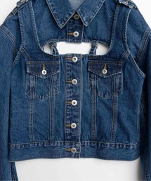 2way Bustier Denim Jacket/2WAYビスチェデニムジャケット【MAISON