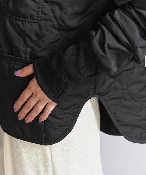 FIVE BROTHER(ファイブブラザー)の「【別注】<FIVE BROTHER>キルティングジャケット 23SS -ウォッシャブル-(ブルゾン・レディース・ライトグレー/ブラック・M)」の18枚目の写真