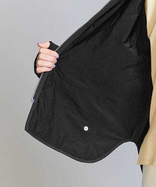 FIVE BROTHER(ファイブブラザー)の「【別注】<FIVE BROTHER>キルティングジャケット 23SS -ウォッシャブル-(ブルゾン・レディース・ライトグレー/ブラック・M)」の4枚目の写真