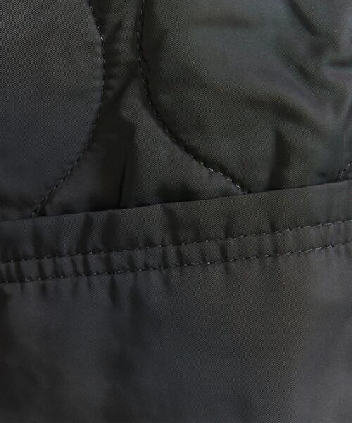 FIVE BROTHER(ファイブブラザー)の「【別注】<FIVE BROTHER>キルティングジャケット 23SS -ウォッシャブル-(ブルゾン・レディース・ライトグレー/ブラック・M)」の5枚目の写真