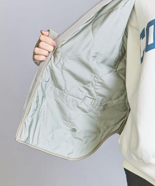 FIVE BROTHER(ファイブブラザー)の「【別注】<FIVE BROTHER>キルティングジャケット 23SS -ウォッシャブル-(ブルゾン・レディース・ライトグレー/ブラック・M)」の9枚目の写真