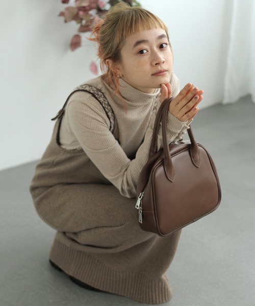 Crisp(クリスプ)の「ジャカードベルトニットワンピース(ワンピース・レディース・ベージュ/ブラウン・FREE)」の22枚目の写真