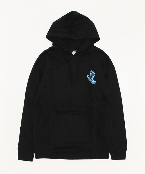 SANTA CRUZ（サンタクルーズ）の「【SANTA CRUZ】 サンタクルーズ SCREAMING HAND PULLOVER HOODIE グラフィック プリント パーカー メンズ（パーカー・メンズ・ホワイト/ブラック・M/XL/L）」の6枚目の写真