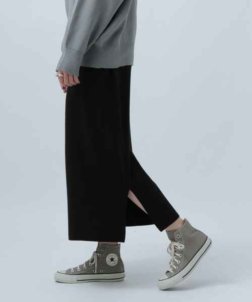 BAYFLOW(ベイフロー)の「ナローニットスカート(スカート・レディース・ライトブラウン/ブラック・SMALL/MEDIUM)」の8枚目の写真