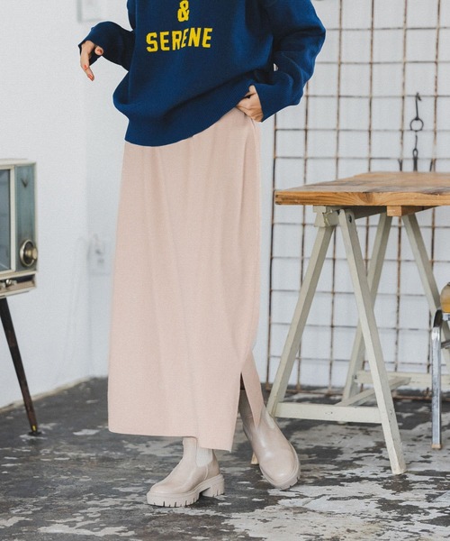 BAYFLOW(ベイフロー)の「ナローニットスカート(スカート・レディース・ライトブラウン/ブラック・SMALL/MEDIUM)」の21枚目の写真