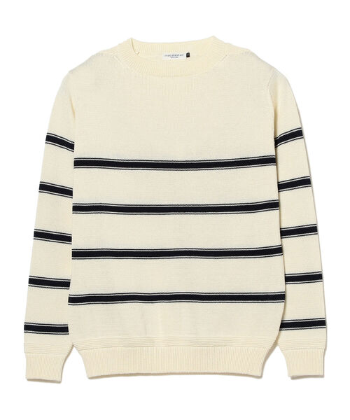 BEAMS F（ビームスエフ）の「Macalastair / ボーダー クルーネック ニット（ニット/セーター・メンズ・ホワイト/イエロー・40/38）」の18枚目の写真