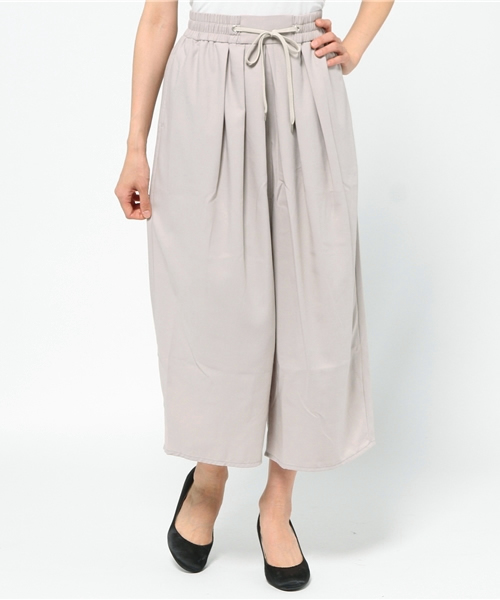 DUL DE VERRE（ダルデベール）の「ワイドスラックス（スラックス・レディース・グレー/ネイビー/チャコールグレー/ブラック・MEDIUM/SMALL）」の3枚目の写真