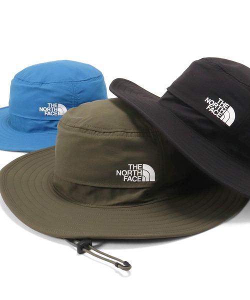 THE NORTH FACE(ザノースフェイス)の「ザノースフェイス キッズ アドベンチャーハット アウトドア(ハット・キッズ・カーキ/ブラック/ブルー・M)」の1枚目の写真