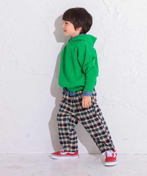 Ocean&Ground（オーシャン&グラウンド）の「チェックストレートパンツ(80～140cm)（その他パンツ・キッズ・ブルー/ネイビー・120/100/140/90/80/130/110/95）」の3枚目の写真