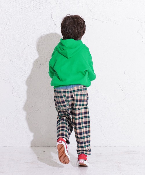 Ocean&Ground（オーシャン&グラウンド）の「チェックストレートパンツ(80～140cm)（その他パンツ・キッズ・ブルー/ネイビー・120/100/140/90/80/130/110/95）」の4枚目の写真