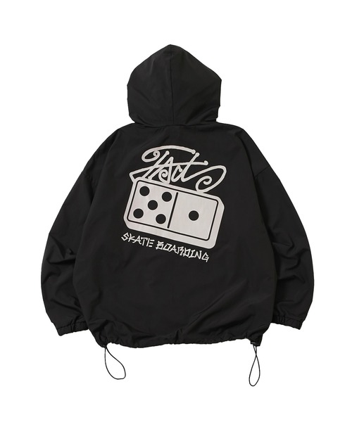 WHO'S WHO gallery（フーズフーギャラリー）の「COOPER FACTドミノフードジャケット（マウンテンパーカー・メンズ・ホワイト/ストライプ/ネイビー/ブラック/インディゴブルー・FREE）」の22枚目の写真