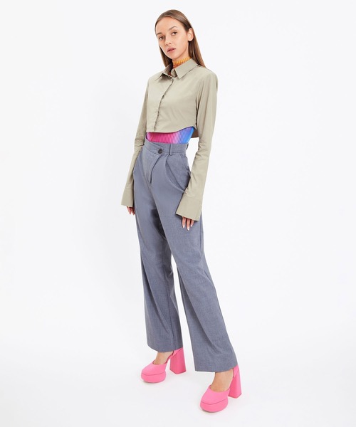 CHARLES & KEITHバックル ドルセイプラットフォームパンプス CHARLES & KEITH バックル ドルセイプラットフォームパンプス