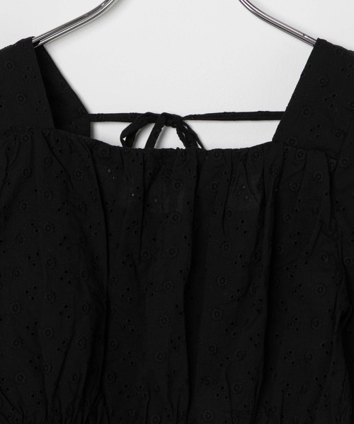 WEGO（ウィゴー）の「WEGO/コットンレースバックリボンブラウス（シャツ/ブラウス・レディース・ホワイト/ブラック・FREE）」の19枚目の写真