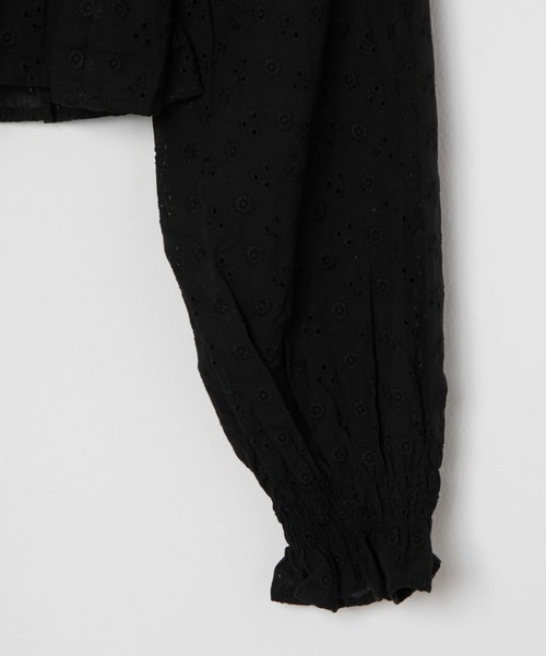 WEGO（ウィゴー）の「WEGO/コットンレースバックリボンブラウス（シャツ/ブラウス・レディース・ホワイト/ブラック・FREE）」の21枚目の写真