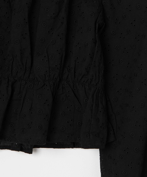 WEGO（ウィゴー）の「WEGO/コットンレースバックリボンブラウス（シャツ/ブラウス・レディース・ホワイト/ブラック・FREE）」の22枚目の写真