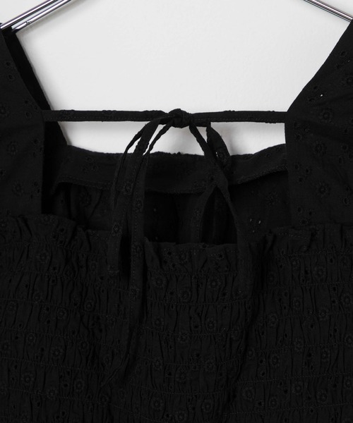 WEGO（ウィゴー）の「WEGO/コットンレースバックリボンブラウス（シャツ/ブラウス・レディース・ホワイト/ブラック・FREE）」の20枚目の写真