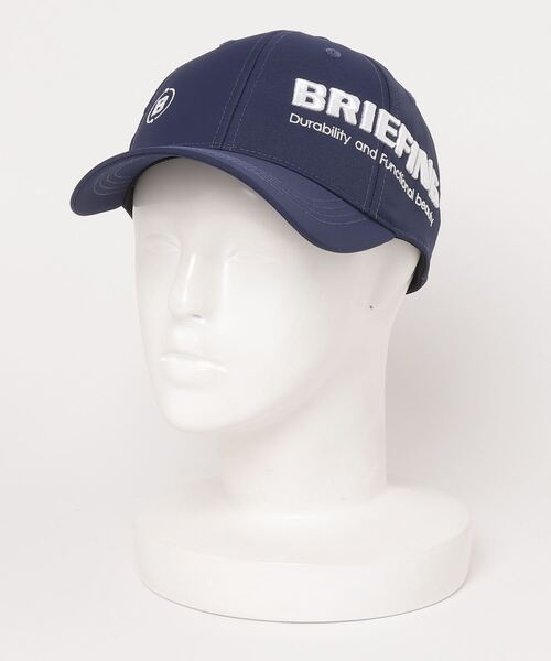 BRIEFING(ブリーフィング)の「【ブリーフィングゴルフ】MENS ROUND LOGO CAP(キャップ・メンズ・ブラック/ホワイト/ブラウン/ネイビー・FREE)」の4枚目の写真