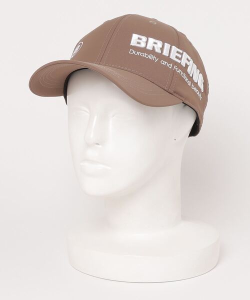 BRIEFING(ブリーフィング)の「【ブリーフィングゴルフ】MENS ROUND LOGO CAP(キャップ・メンズ・ブラック/ホワイト/ブラウン/ネイビー・FREE)」の3枚目の写真