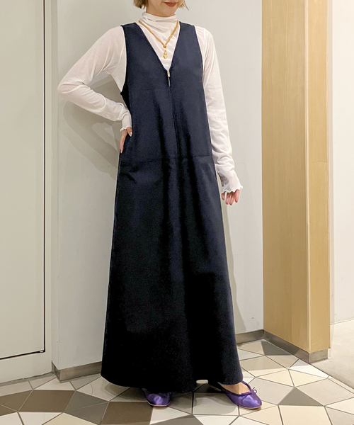 IENA LA BOUCLE(イエナラブークル)の「IENA LA BOUCLE 強撚天竺ハイネックプルオーバー(Tシャツ/カットソー・レディース・ホワイト/ブラック/パープル/イエロー・FREE)」の19枚目の写真