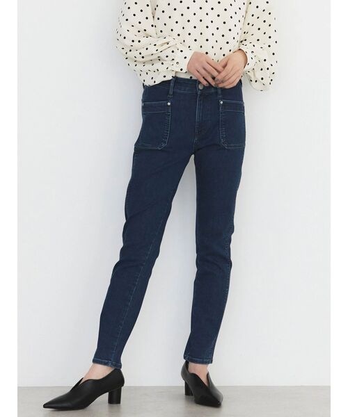 AMERICAN HOLIC（アメリカンホリック）の「ベーカーシガレットデニム（デニムパンツ・レディース・ブラック/インディゴブルー・L/S/M/XS）」の14枚目の写真