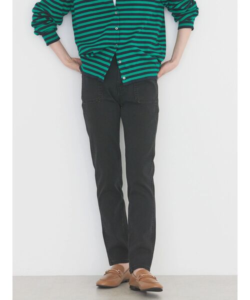 AMERICAN HOLIC（アメリカンホリック）の「ベーカーシガレットデニム（デニムパンツ・レディース・ブラック/インディゴブルー・L/S/M/XS）」の17枚目の写真