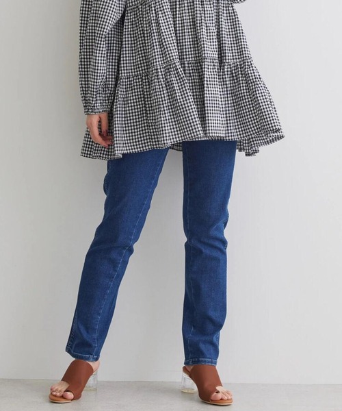 AMERICAN HOLIC（アメリカンホリック）の「ベーカーシガレットデニム（デニムパンツ・レディース・ブラック/インディゴブルー・L/S/M/XS）」の2枚目の写真