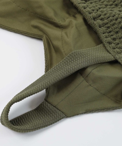 SEA DRESS（シードレス）の「ミニボタンシンプルビスチェビキニ/水着（水着・レディース・レッド/ブラック/カーキ・L/M/S）」の15枚目の写真