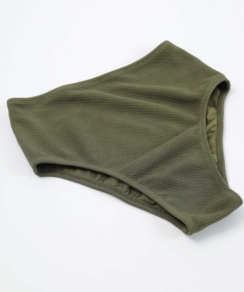 SEA DRESS（シードレス）の「ミニボタンシンプルビスチェビキニ/水着（水着・レディース・レッド/ブラック/カーキ・L/M/S）」の6枚目の写真