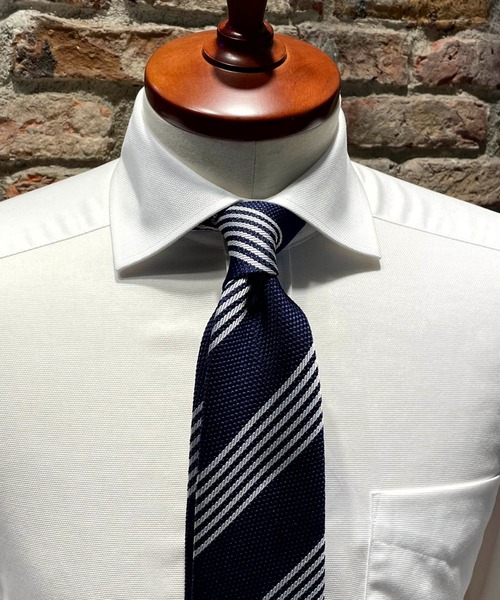 【セール】[クリケット] Cricket 6色メランジ ネイビーベース ストライプ柄 ネクタイ（ネクタイ）｜Cricket（クリケット）